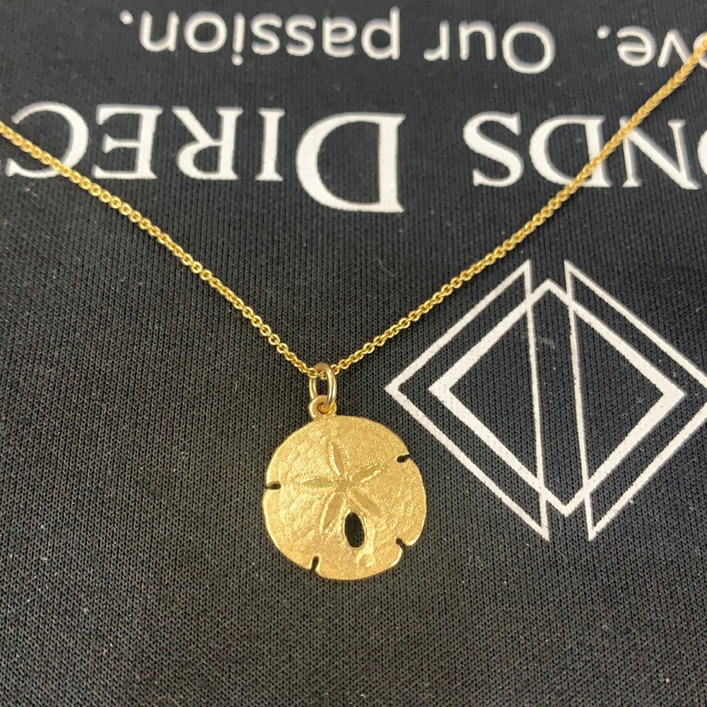Sand dollar necklace